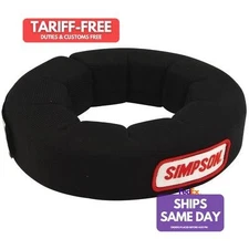 Simpson Safety 23022BK, One Black Nomex Neck Collar Sfi Black Performance Parts