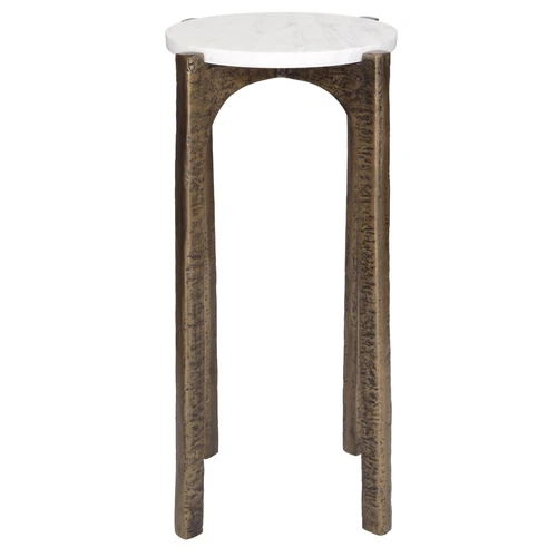 Uttermost Vivi Marble Drink Table - Picture 5 of 6