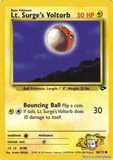 Lt. Surge's Voltorb 86/132 (MP) - Gym Challenge Pokémon