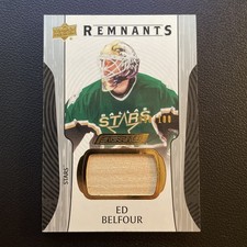 2024-25 UD - Engrained Icons - Remnants Ed Belfour R-EB 098/100