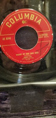 JONNIE RAY 7'' 45 RPM ''Walkin' My Baby Back Home'' & ''Give Me Time'' VG+ Condition