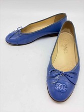 Chanel Blue Size 36 Slip On Flats