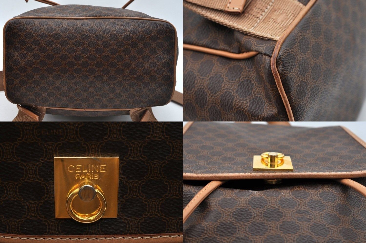 CELINE Celine Macadam Blazon Pattern Backpack PVC… - image 6