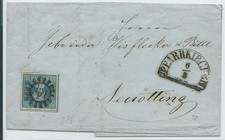 gMRSt Nr. 391 der 2. Verteilung auf Brief  m. Nr. 2II v. Pfarrkirchen