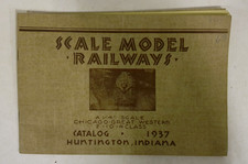 Scale Model Railways 1/4 Scale Chicago-Great-Western1937 Catalog
