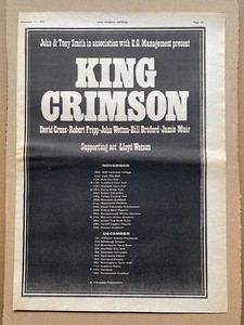 King Crimson Posters | eBay