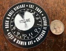 Guitar Shop STICKER - Vintage Acoustic Electr...