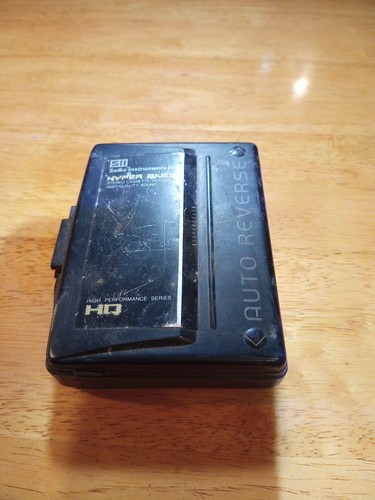 Seiko Instruments Stereo Cassette Player Not Tested Z1