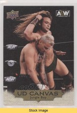 2022 AEW All Elite Wrestling UD Canvas Gold Jungle Boy Jack Perry #C8 READ gy2