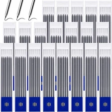 Zhehao 120 Pieces 2.8 mm Carpenter Pencils Refills 1 Count (Pack of 1), Black 
