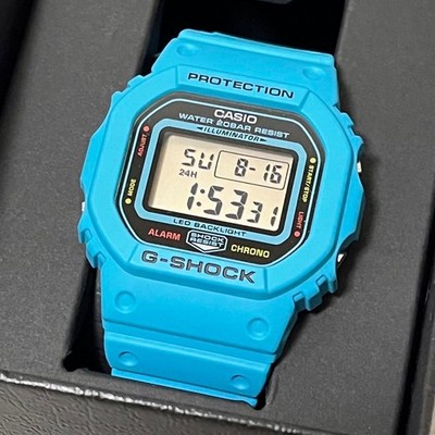 CASIO G-SHOCK DW-5600EP Blue Limited Edition Digital Watch Mint Condition Japan