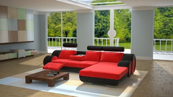 Designer Couch Sofa Polster Ledersofa Sofas Neu Garnitur Wohnlandschaft Eckcouch-image