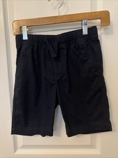 Nautica Boys Navy Drawstring Pockets Shorts Sz S 8 