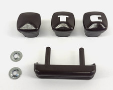 1940-1946 Chevy Gmc Truck Headlight Choke Throttle Knob Ashtray Pull Set Maroon