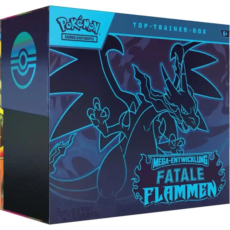 Pokémon – Fatale Flammen Top-Trainer-Box (DE) – Vorbestellung