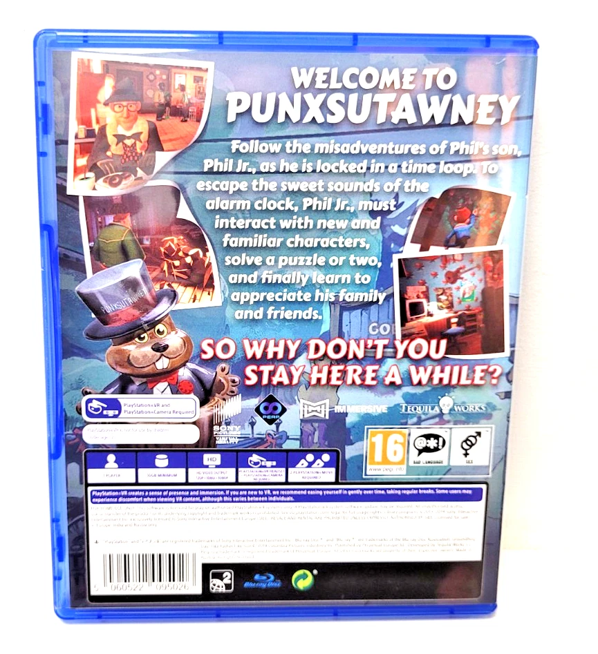 PS4 Groundhog Day Like Father like Son VR Required MINT DISC BOXED - Image 3 of 4