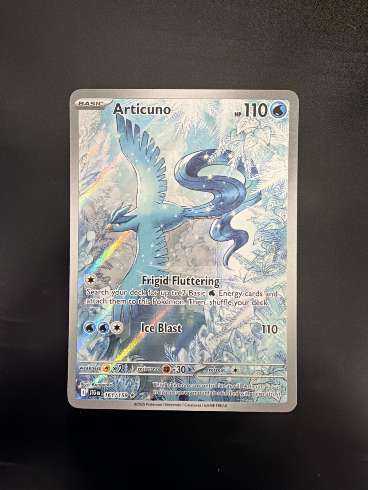 Articuno 161/159 NM IR Pokemon Card TCG