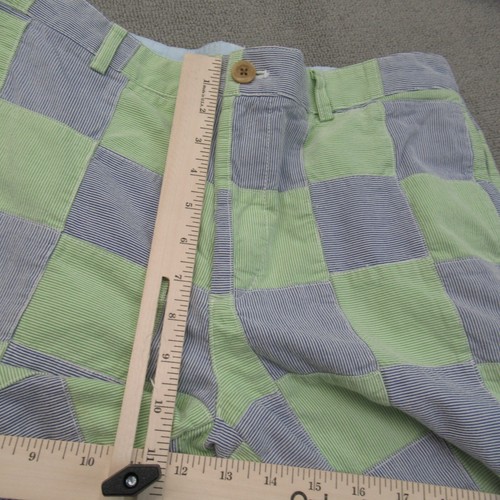 VINEYARD VINES Shorts Mens 33 Blue Patchwork Plaid Cotton Swim Trunks M Lot Of 2 - Picture 16 of 19
