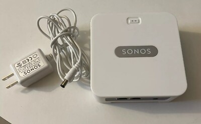 Sonos Bridge Wireless HiFi System White BRIDGUS1 sw v4.0 & Cable