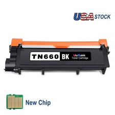 TN660 Toner Cartridge Compatible for Brother MFC-L2707DW HL-L2360DW 1 Black 