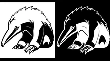 Anteater Rendering Vinyl Decal Car Truck Window Tumbler Laptop Tablet Notebook