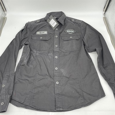 Brandit Herren Hemden Luis Vintage schwarz M