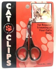 Lot of 2 Allary #1003 Cat Nail Clips for Regular Trimming, Black