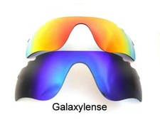 Galaxy Replacement Lenses For Oakley Radarlock Path Vented Blue Red 2PS