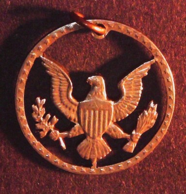 Kennedy 50 cents Eagle Cutout