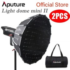 2X Aputure Light Dome Mini III Softbox Bowen-S Mount Lights 21.6in Deep Octagon
