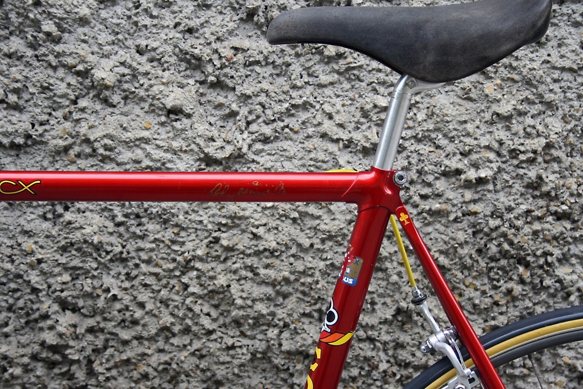 colnago oval cx campagnolo super record panto italy bike steel
