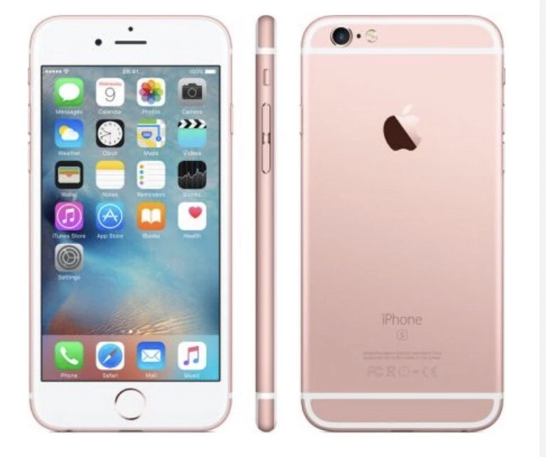 Apple iPhone 6s - 128gb - Rose Gold (Unlocked) Phone, Good Condition