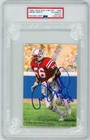Andre Tippett Signed Goal Line Art Card GLAC - PSA DNA 9