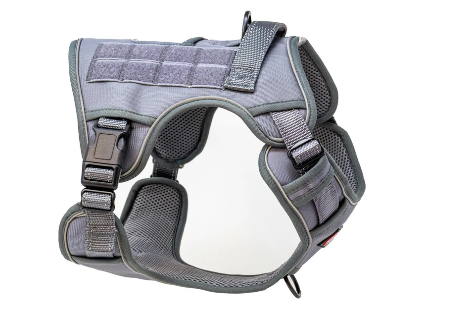 Verja Tactical Dog Harness No-Pull Adjustable Reflective Dog Vest & Leash Set - Image 4 of 4