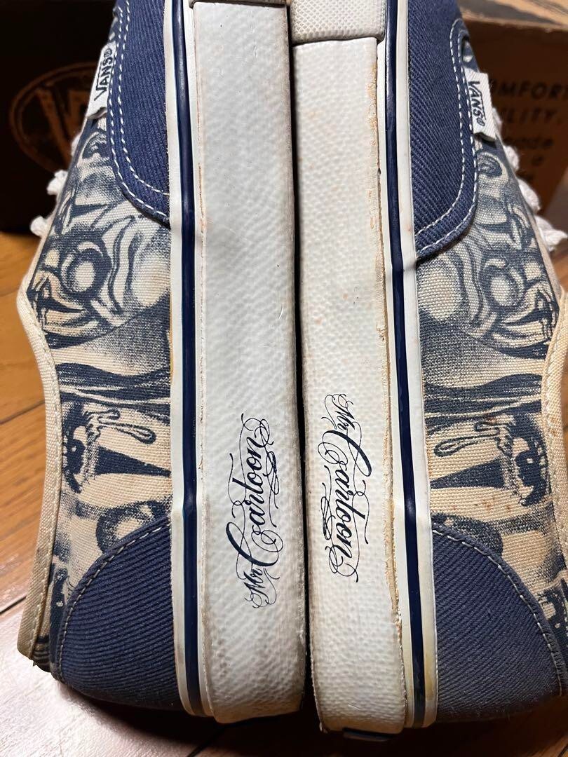 Men 28.5cm Vans Authentic Syndicate Mr Cartoon Original Men 28.5cm Vans Authentic Syndicate Mr Cartoon Original