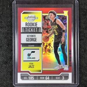 2023-24 Contenders Optic KEYONTE GEORGE Rookie Ticket Red #5