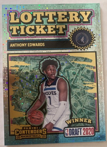 2020-21 Panini Contenders NBA Anthony Edwards Lottery Ticket #11 - 第 1/1 張圖片