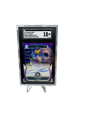 2023 Bowman Draft Purple Refractor Auto Tai Peete 243/250 SGC10