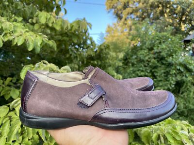 HUSH PUPPIES leather Cordovan Brown Loafers Mules Slides  display picture 2