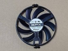 1pcs XFX RX470 478 480 570 580 Black Wolf Evolution Edition graphics card fan