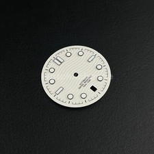 31.7mm White Watch Dial for SEIKO NH35 NH36 Watch Movement Parts