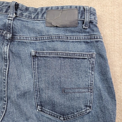 Calvin Klein Jeans Men 34x30 Blue Straight Classic Denim Casual Medium Wash - 第 7/11 張圖片
