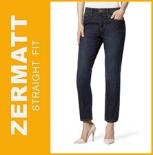 STOOKER ZERMATT | blue black | Damen Stretch Jeans Hose | Straight Fit