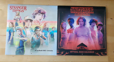 2x STRANGER THINGS Kalender * 2021 + 2022 * Danilo * tolle Bilder Basteln Poster