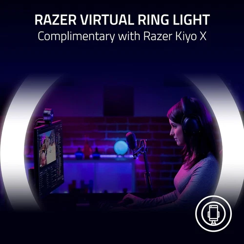 Razer Kiyo X Full HD Streaming Webcam Full HD 1080P (Open Box) - Bild 3 von 10