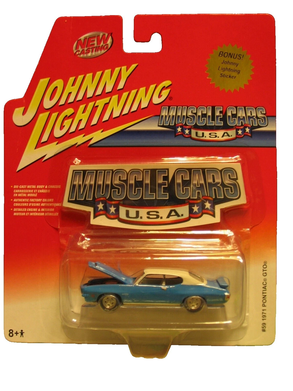 Johnny Lightning Pontiac Contemporary Manufacture Diecast Cars