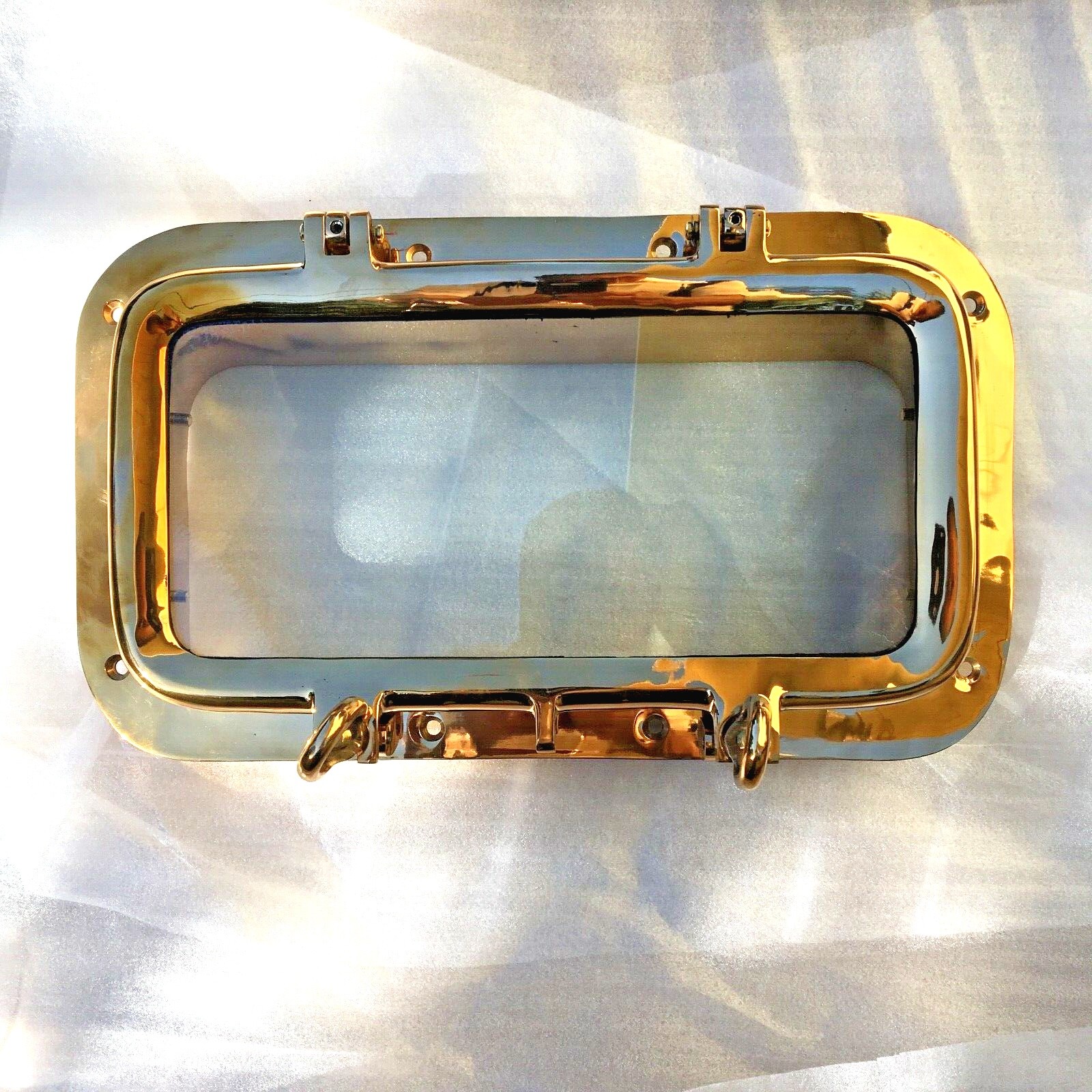 POLISHED BRONZE PORTLIGHTS & TRIM RINGS 14" x 7" ABI132112/1268BR eBay