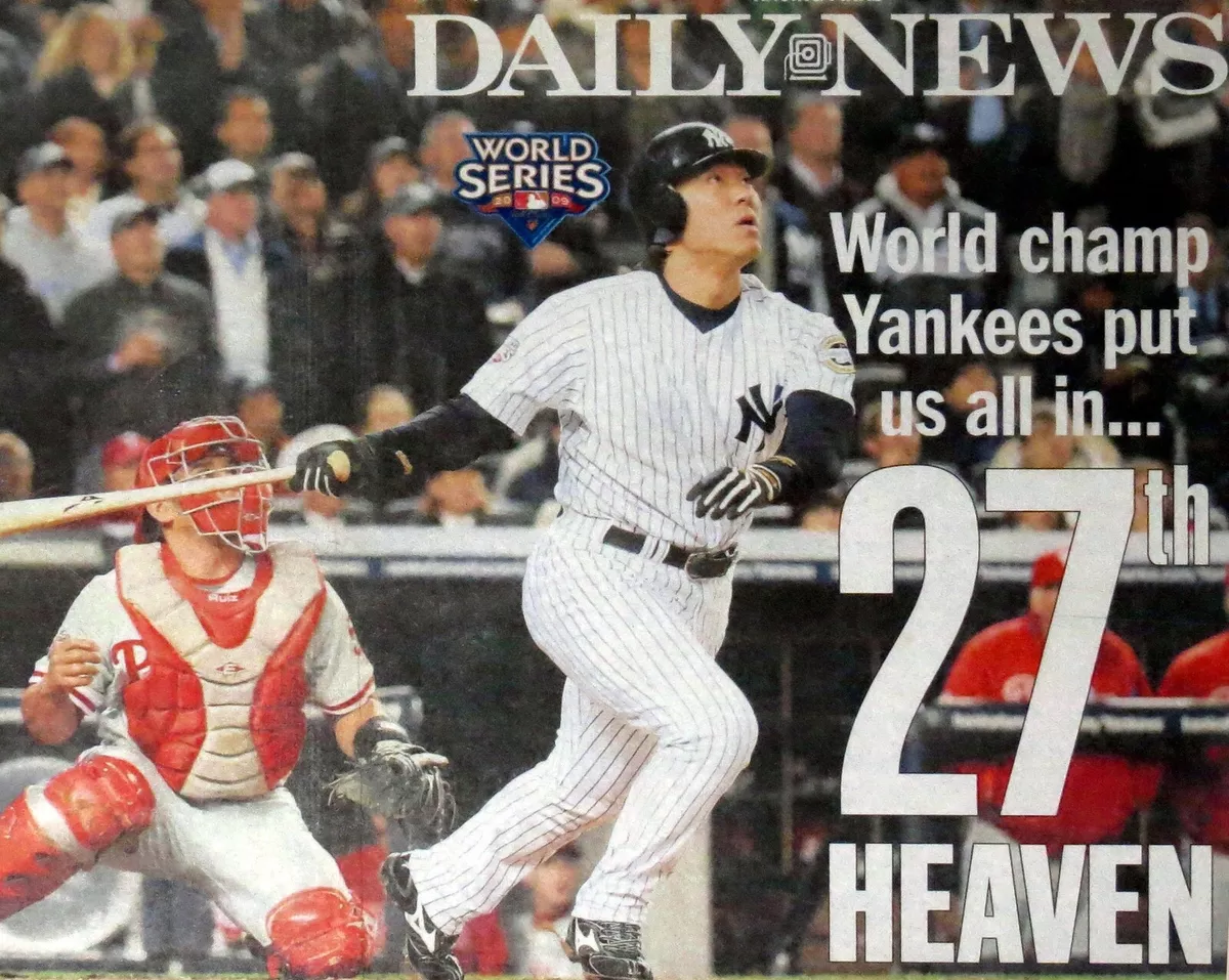 Daily News Newspaper November 5 2009 Yankees World Series Champs Framed  165891