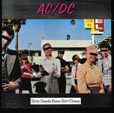 Dirty Deeds Done Dirt Cheap By AC/DC CD Very Good