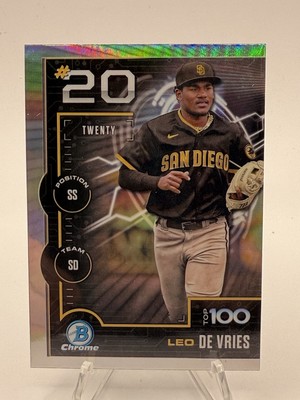2025 Bowman Chrome Leo De Vries Top 100 (RC)